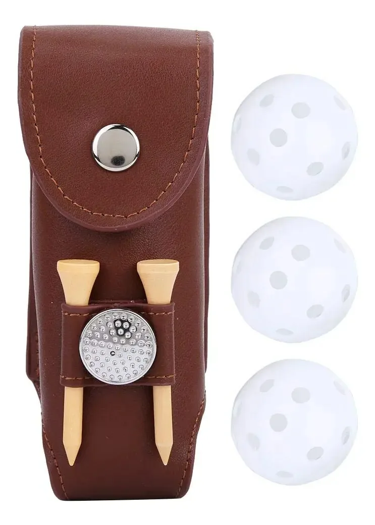 Vgeby1 - Bolsa para Acessórios de Golfe, Cor Marrom