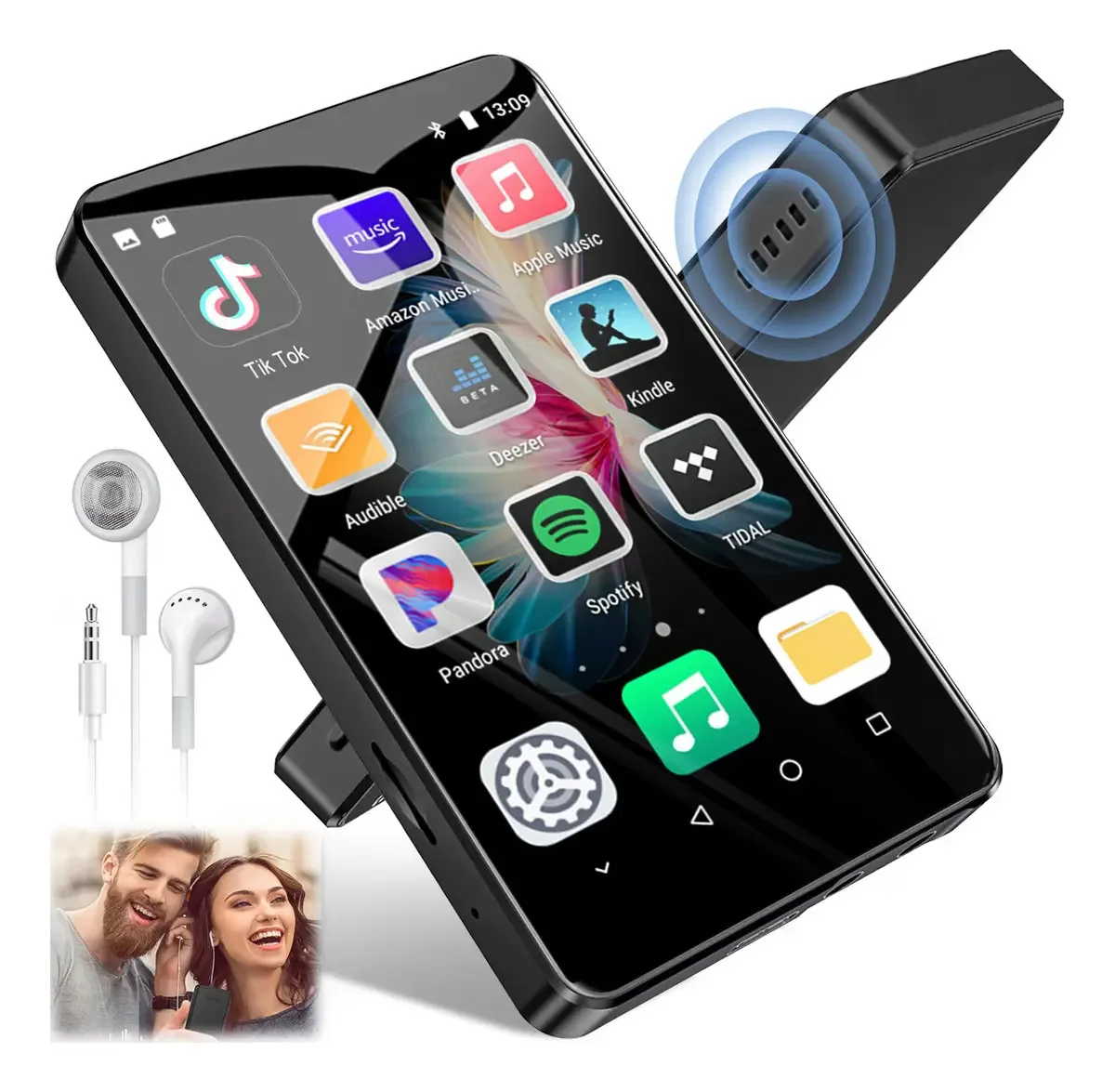 Leitor de música Mp4 Mp3 Wifi Bluetooth Spotify Touch 32g