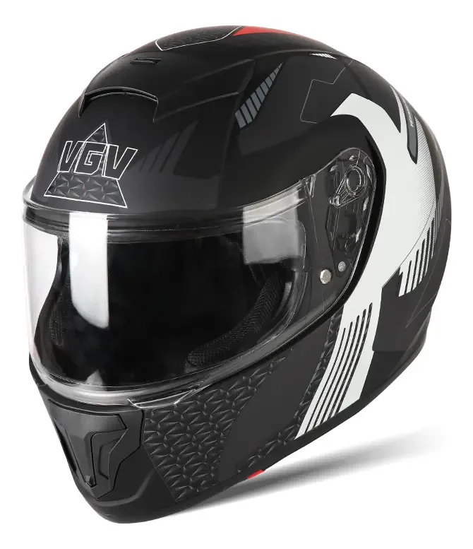 Capacete para capacetes de motocicleta com certificados de pontos Cor cinza Design L02 Capacete tamanho M