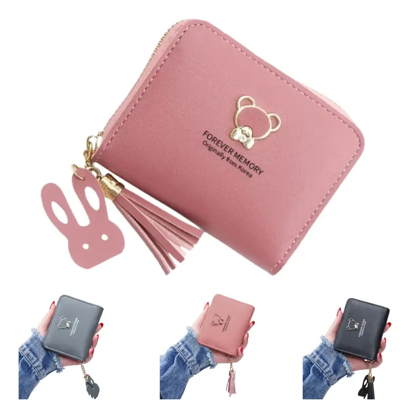 Porta-moedas Bonito Para Senhora, Porta-cartões Bancários Cor Rosa