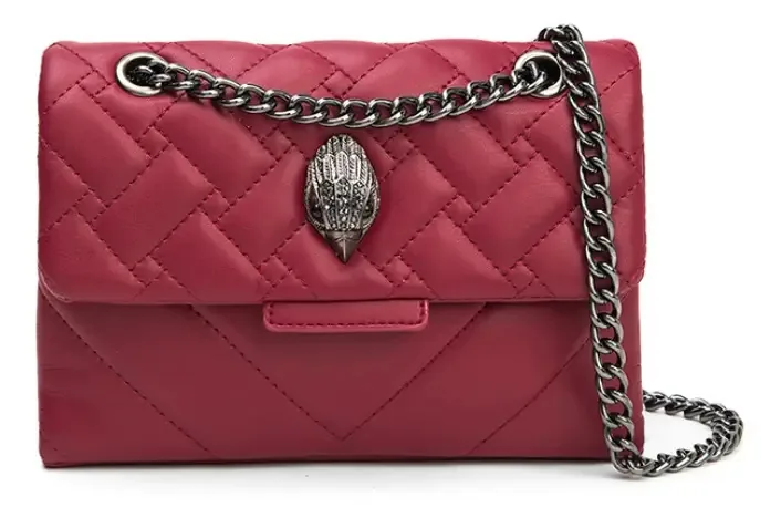 Bolsa de ombro feminina para cadeia de compras e bolsa de ombro vermelha