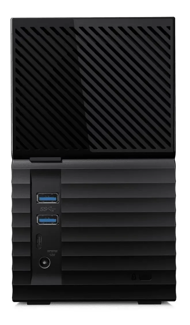 Hd Externo Wd My Book Duo 16tb Raid Array 2x8tb Usb 3.1 Preto