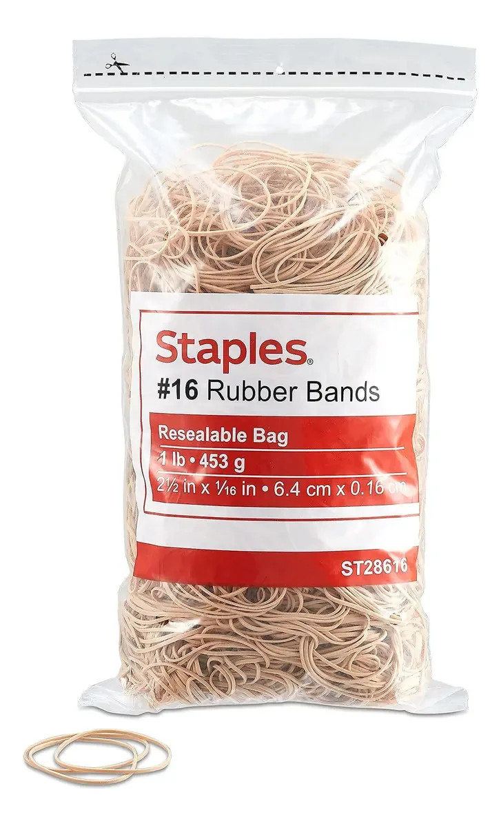 Elásticos Staples Economy Size #16 454g