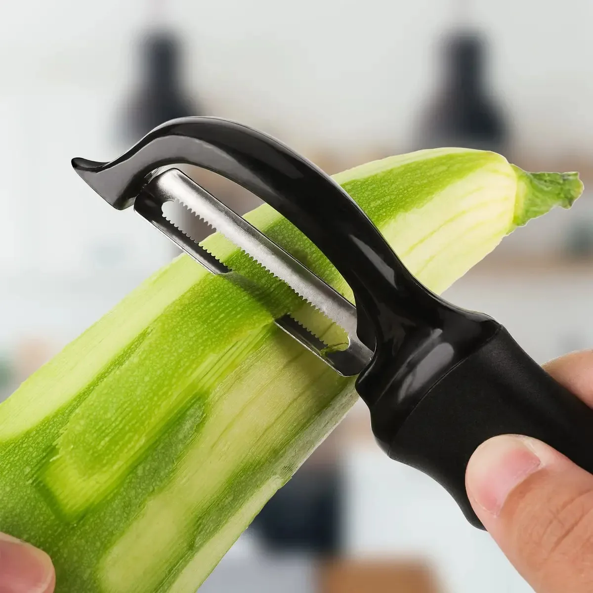 Descascador fixo de batatas para vegetais Premium Kitchen - Cukin
