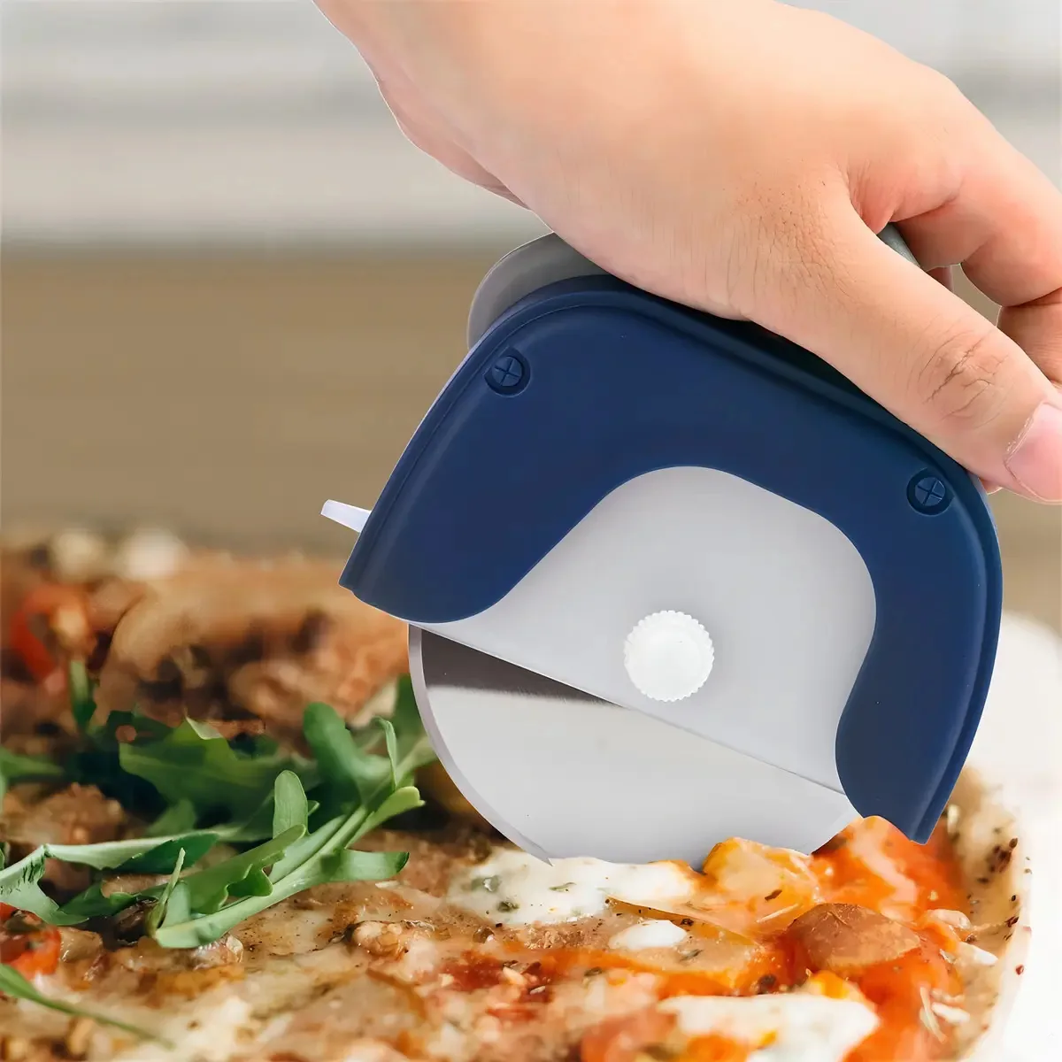 Cortador de rodas de pizza profissional Cutter Cutter Cukin BBQ Kitchen Dough
