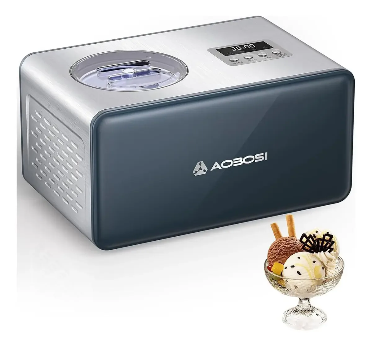 Máquina de sorvete Aaobosi 2.2 Lts de 4 modos