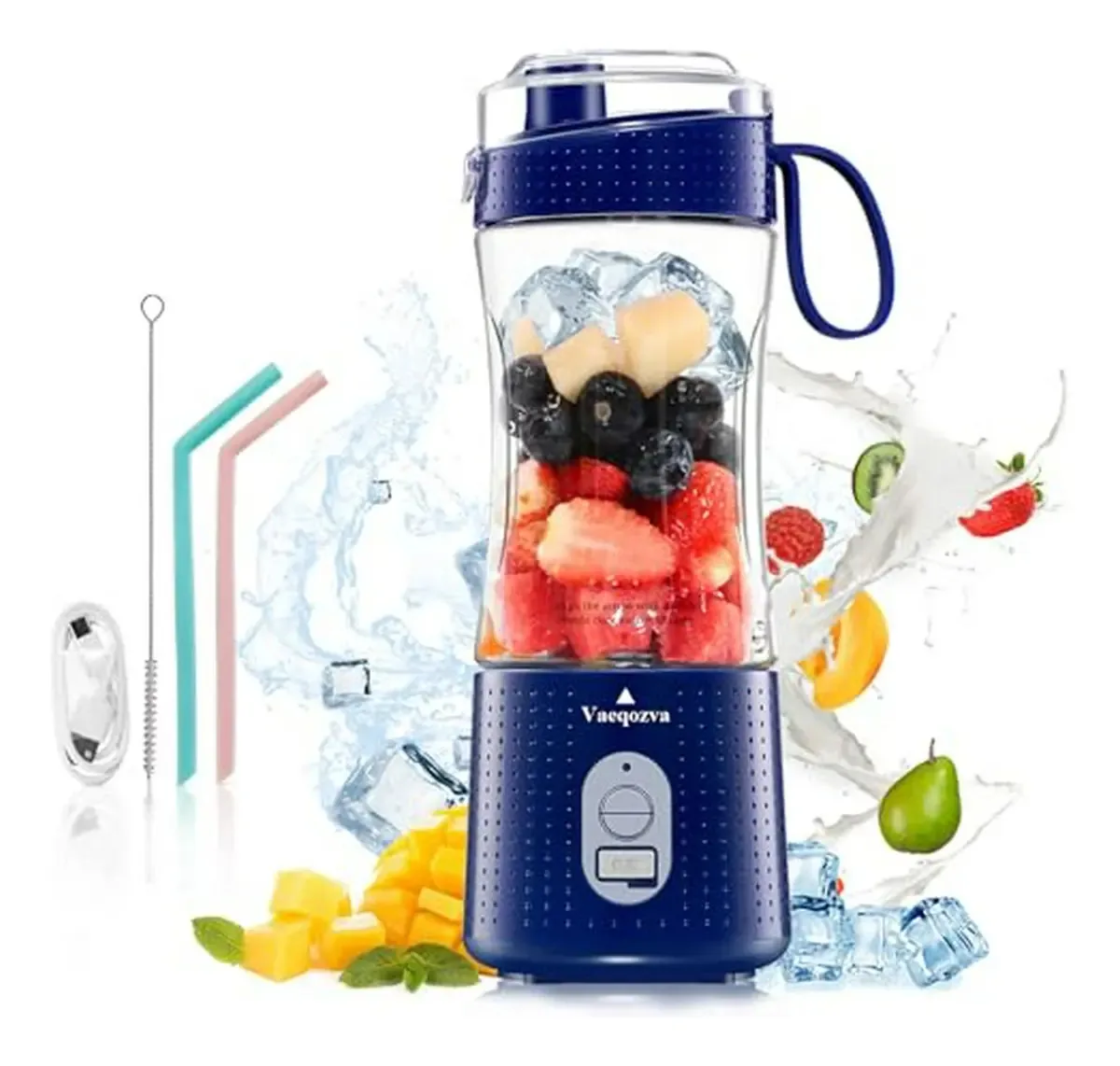 Liquidificador portátil recarregável USB para batidos e smoothies
