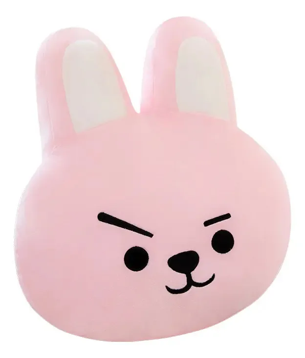 Almofada de pelúcia grande Bt21 de 35 cm para coelhos