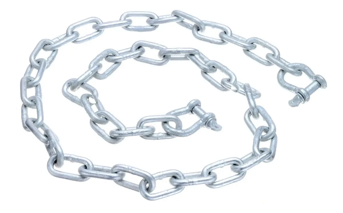 Corrente de ancoragem galvanizada de 3 mm e 5 m