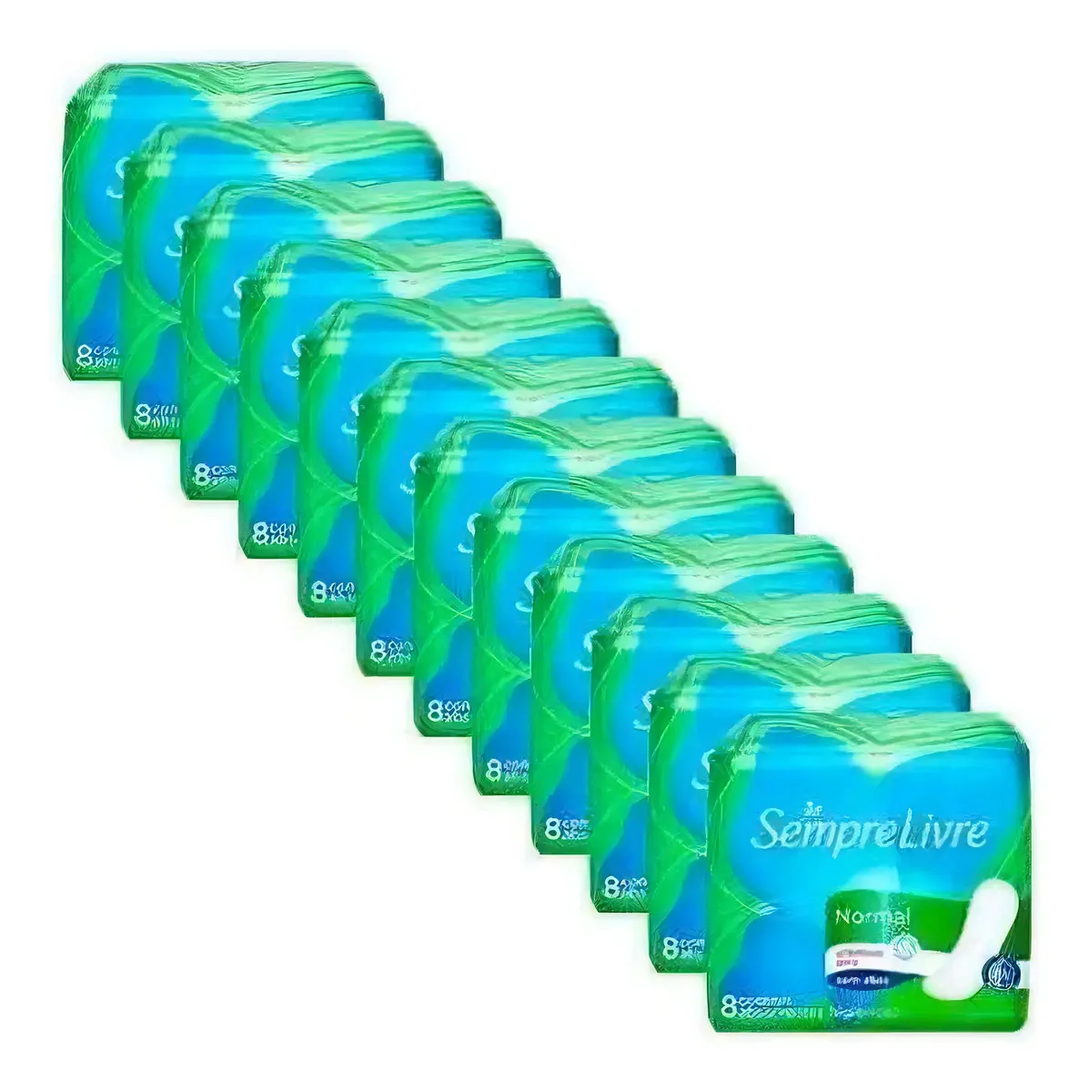 Kit absorvente sem asas macio Always Free - 12 pacotes