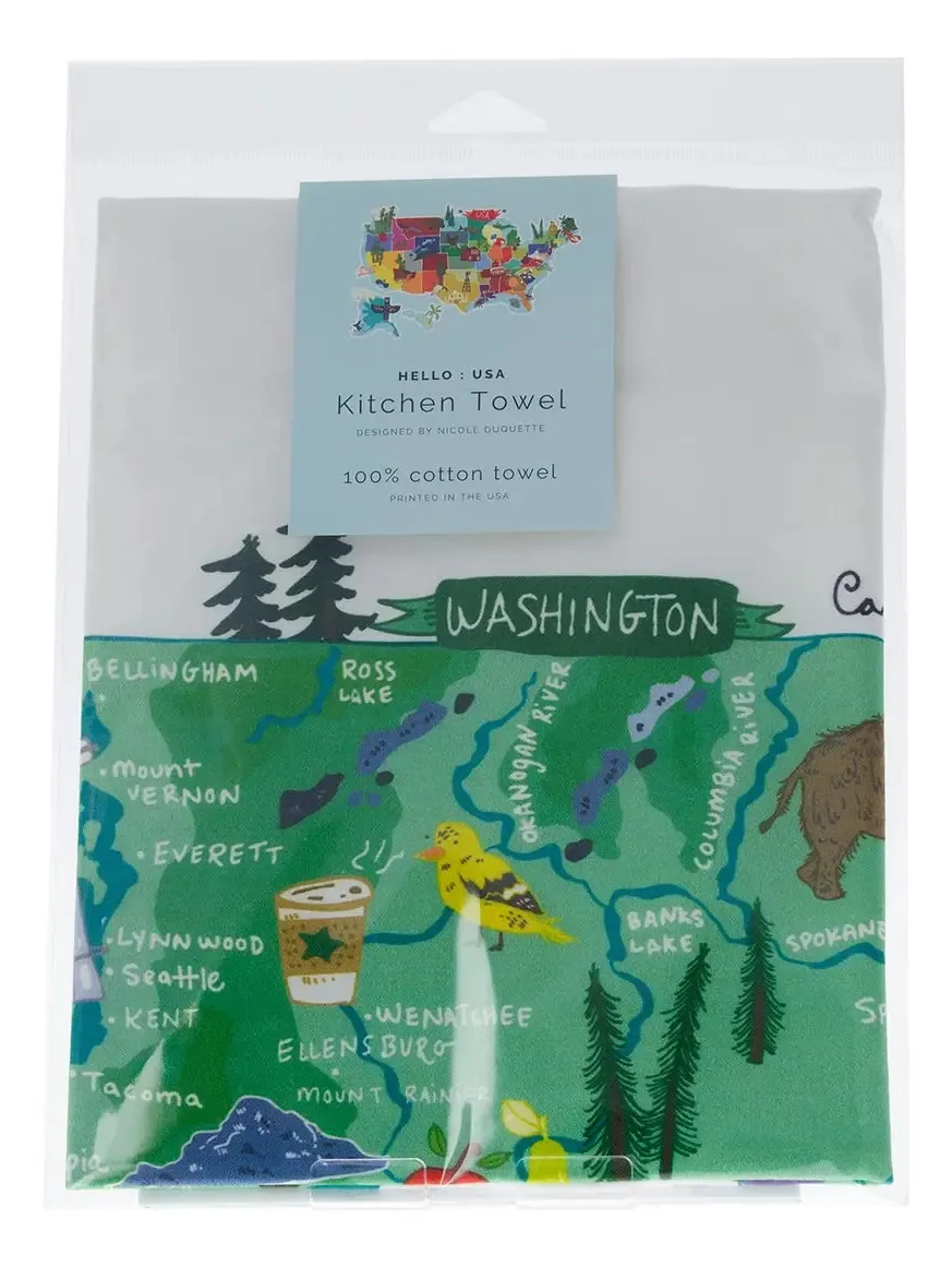 Allport Editions Hola: Toalha de cozinha Washington - Toalha