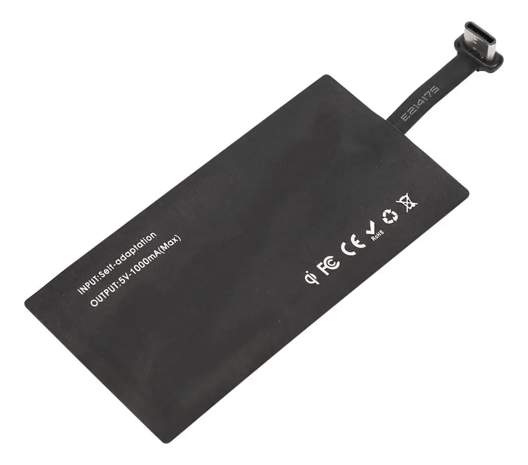 Receptor de carregamento sem fio tipo C, módulo receptor de carregamento sem fio Qi USB C para smartphone com interface tipo C
