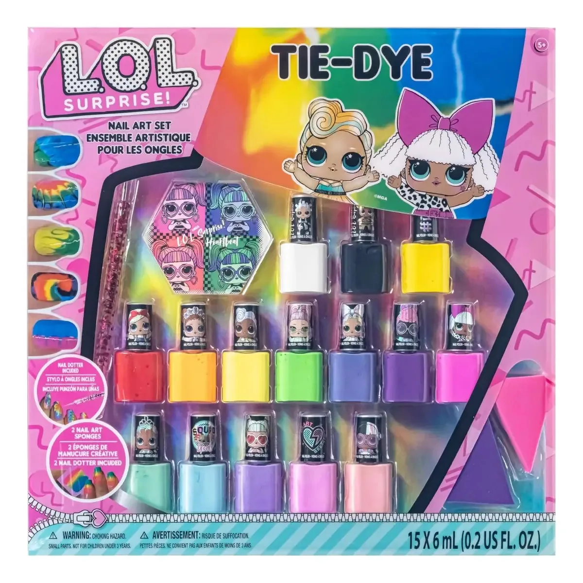 Conjunto de brinquedos de beleza L.o.l Surprise Nail Polish para meninas