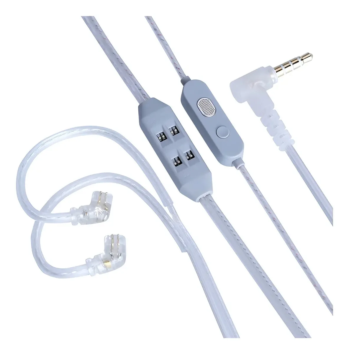 Cabo de atualização de fone de ouvido Kz T8 8-ic Tuning Silver
