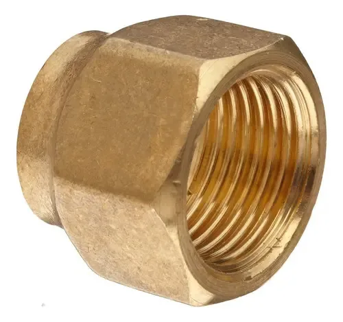 Anderson Metals - Tubo De Compresion De Laton Tuerca Forj