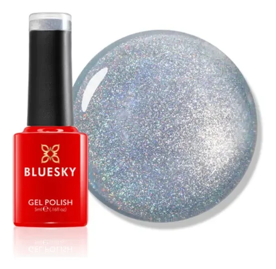 Esmaltes Gel Permanente Bluesky 5ml Especiais Roxo Holográfico