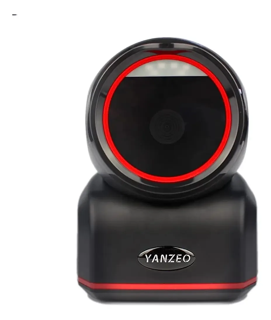 Leitor de código de barras de mesa Yanzeo 2d 1d, código de barras QR sem usar as mãos