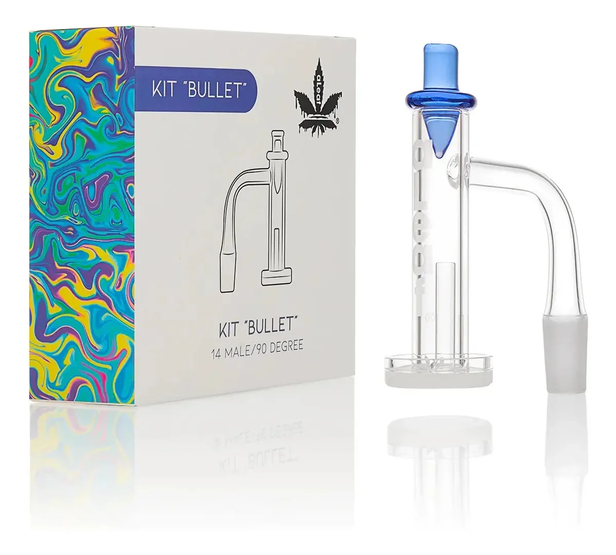Kit de taças de vidro Banger Dab Terp Aleaf Spinner Bullet