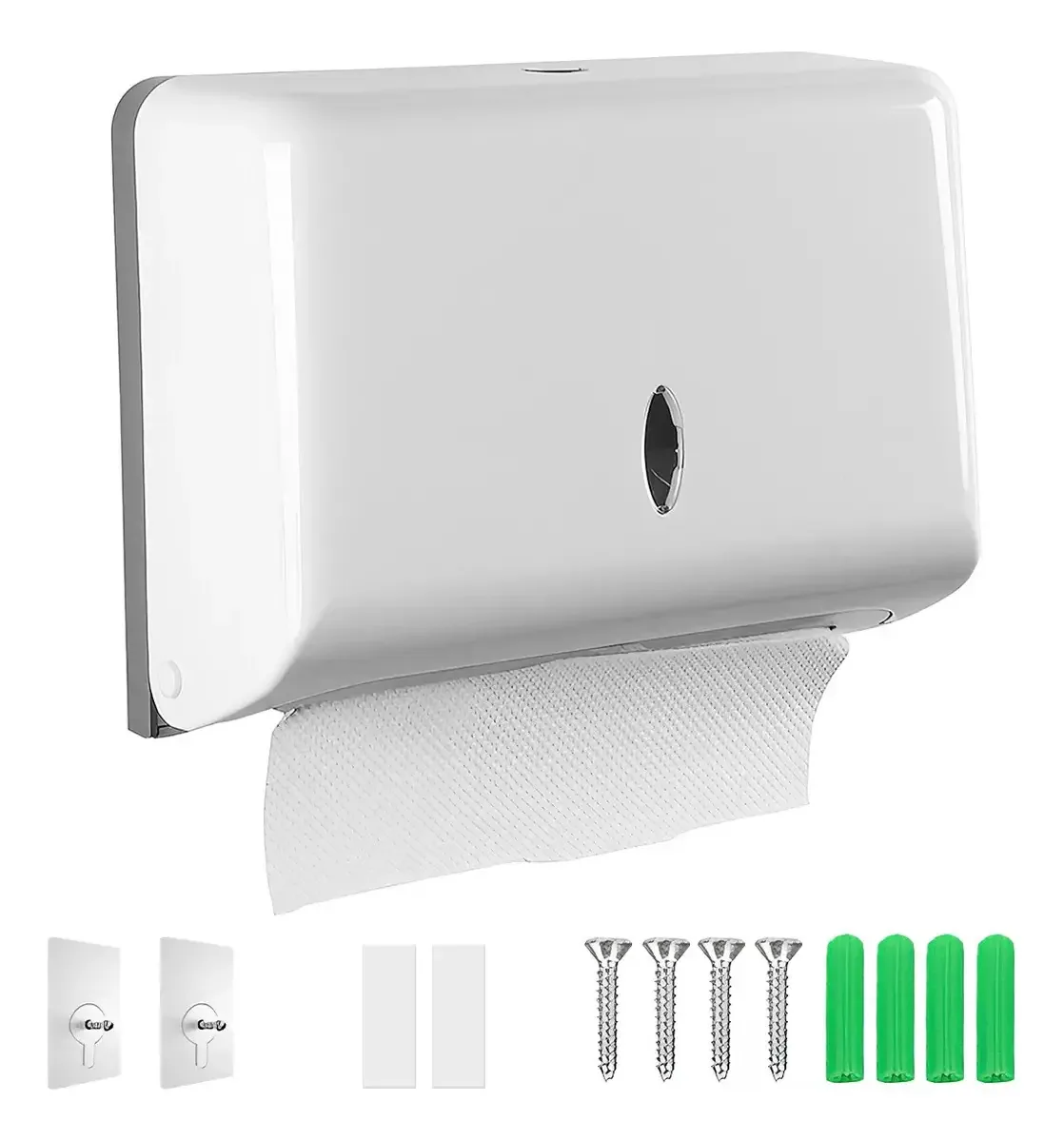 Dispensador de toalhas de papel Sanitas para cozinha e banheiros branco