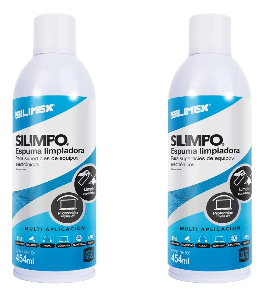 Kit de espuma de limpeza Silimpia de 2 onças para equipamentos eletrônicos