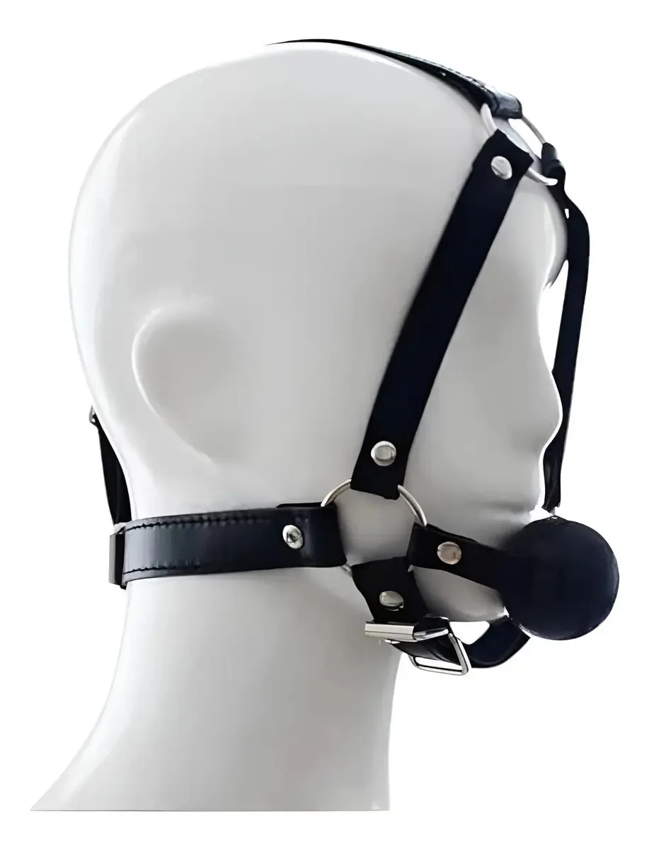 Bola de terapia sexual Gag Black