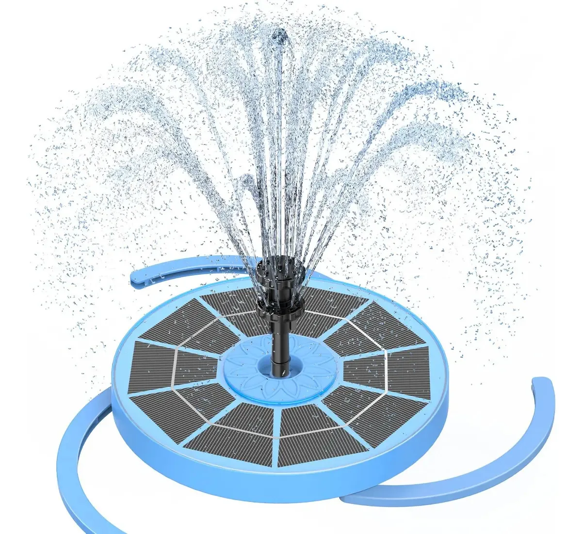 Bomba solar para banho de pássaros, bateria externa de 3,5 W