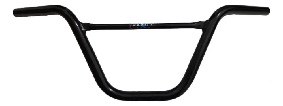Guidão Soldado Bmx Cross Extra Light Anodizado Preto
