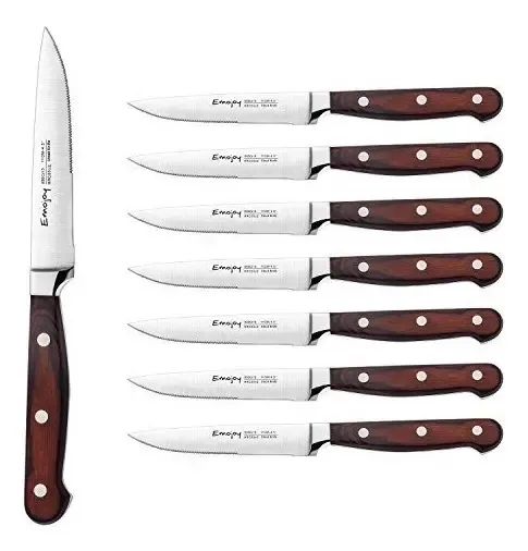 Facas para bife, conjunto de 8 facas para bife Emojoy, facas