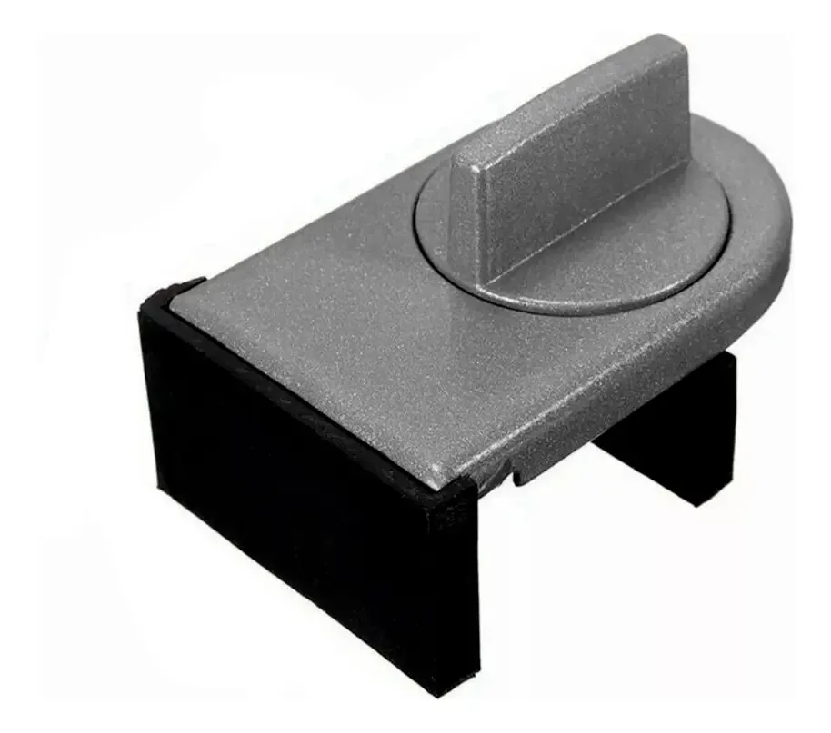 Fechadura de segurança para janelas e portas deslizantes | Fácil instalação sem perfuração | Inomax Im8011 cinza