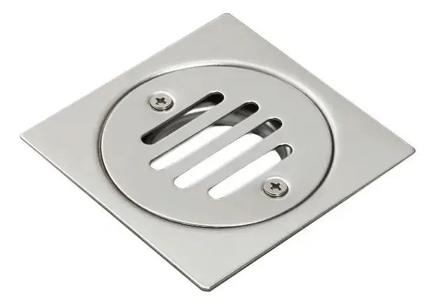 Grelha de acabamento acetinado em aço inoxidável Inomax Rd-10 para banheiros e cozinhas