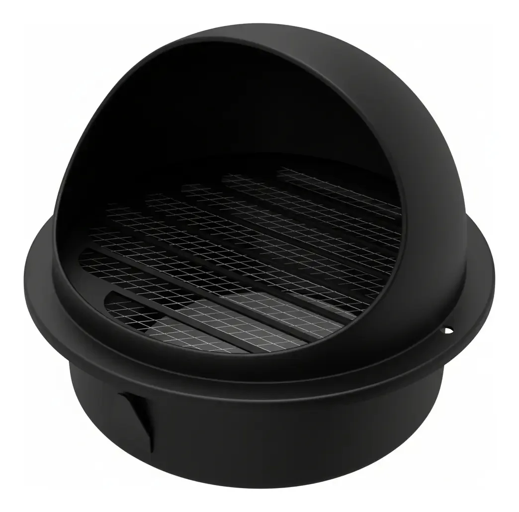 Chapéu De Ventilação De Banho Preto