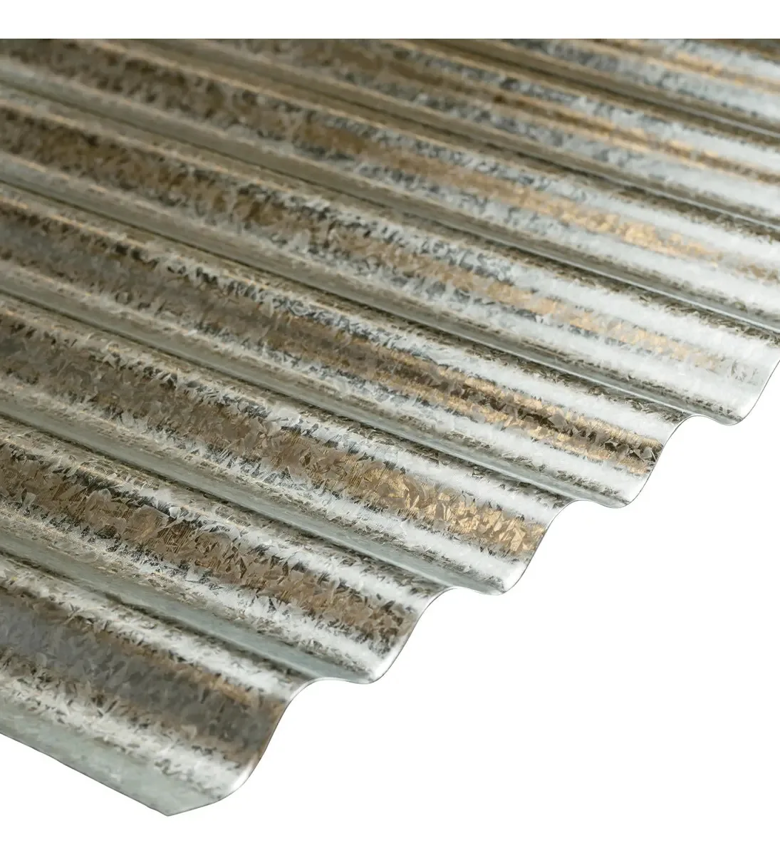 Chapas de telhado galvanizadas onduladas C25 X 9,00 m Ternium Color Galvanizado