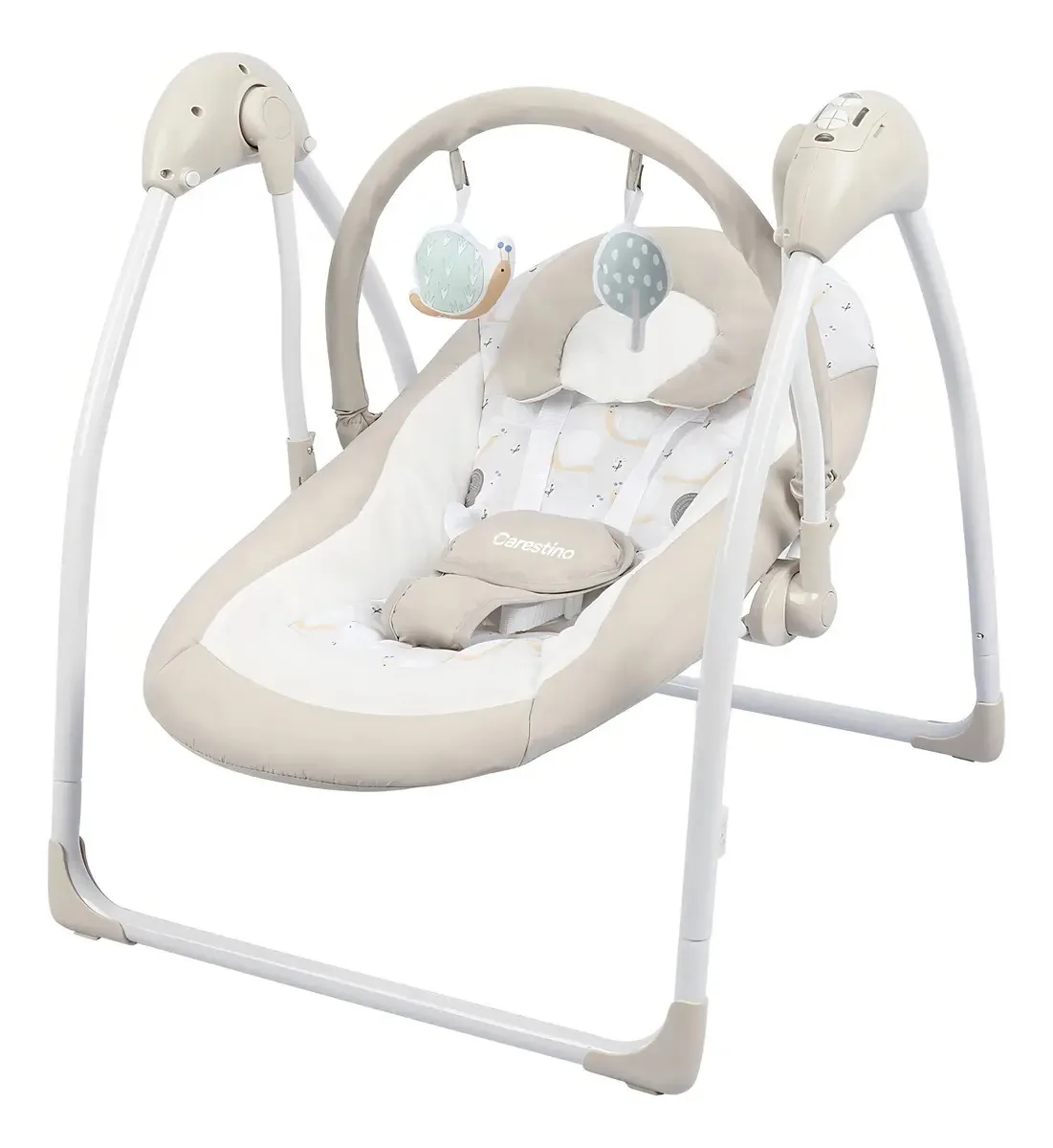 Cadeira de balanço eletrônica Carestino para bebês Color New Beige