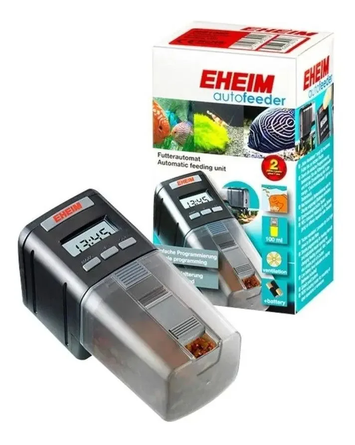 Alimentador Automático Peixes Eheim Everyday Fish Feeder 8x/dia LCD 100ml