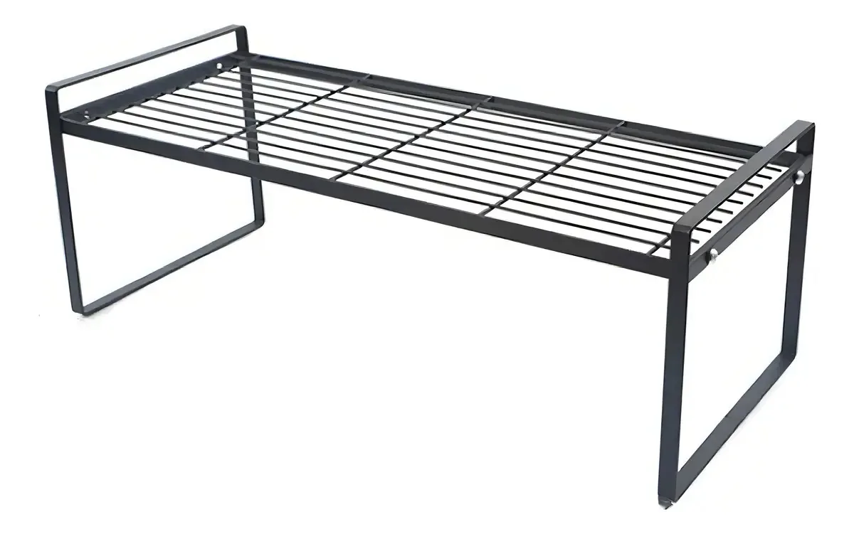 Suporte Organizador Prateleira Utensílios Cozinha Utensílios Cor Preto