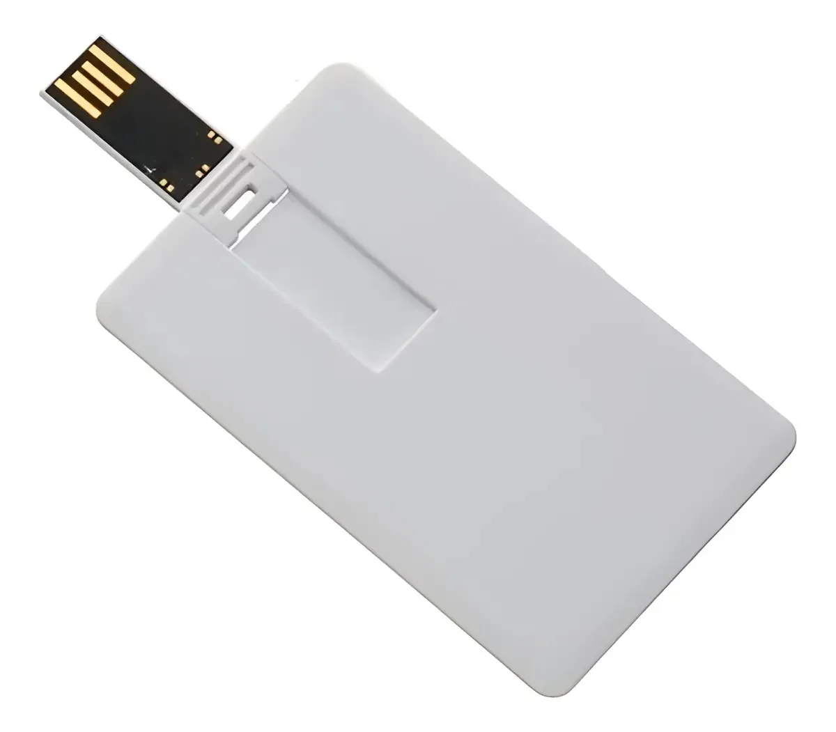 Kit 5 Pen Drive Cartão 8GB Conecta Retrátil USB Tipo A Branco