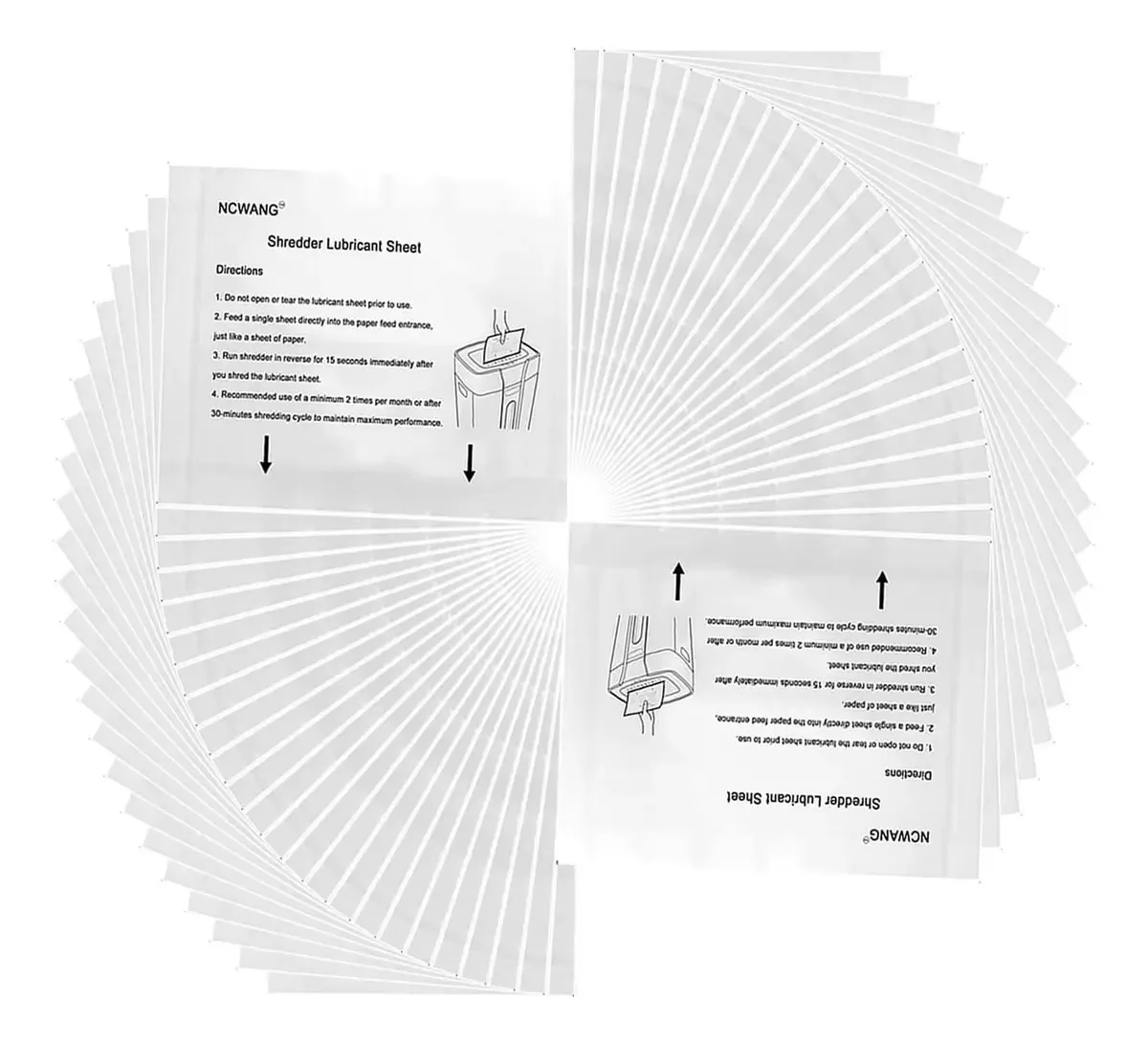 Folhas De Lubrificante Para Triturador De Papel Ncwang (48)
