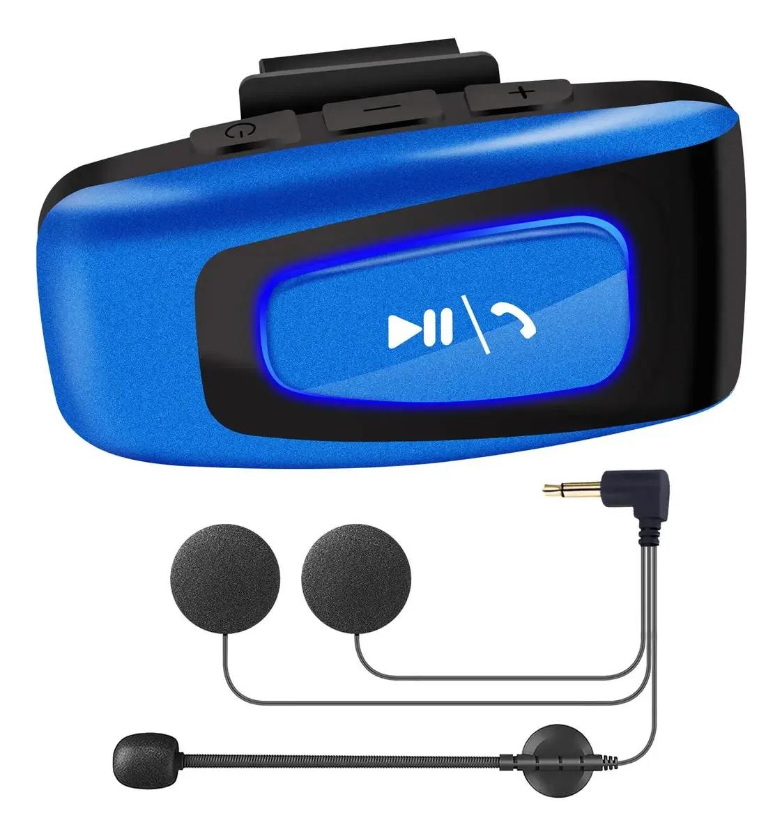 Vr-robot - Capacete De Motocicleta Bluetooth, Alto-falantes Para Capacete Ao Ar Livre, Última Intervenção, Fones De Ouvido Para Motocicleta, Longa Duração Da Bateria, Controle De Música Mãos...