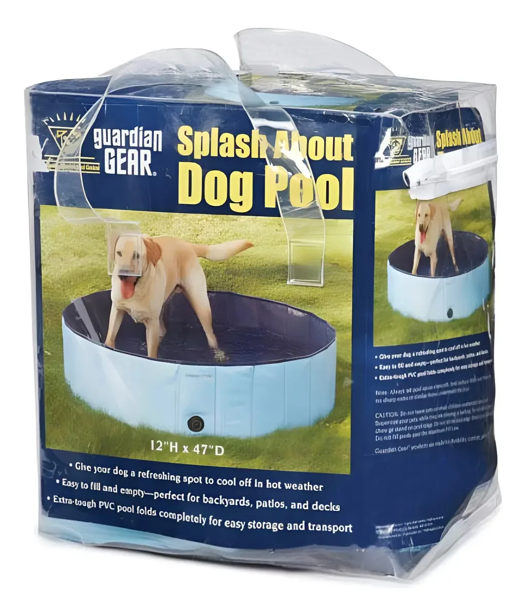 Piscina para cães, cor azul., M, azul