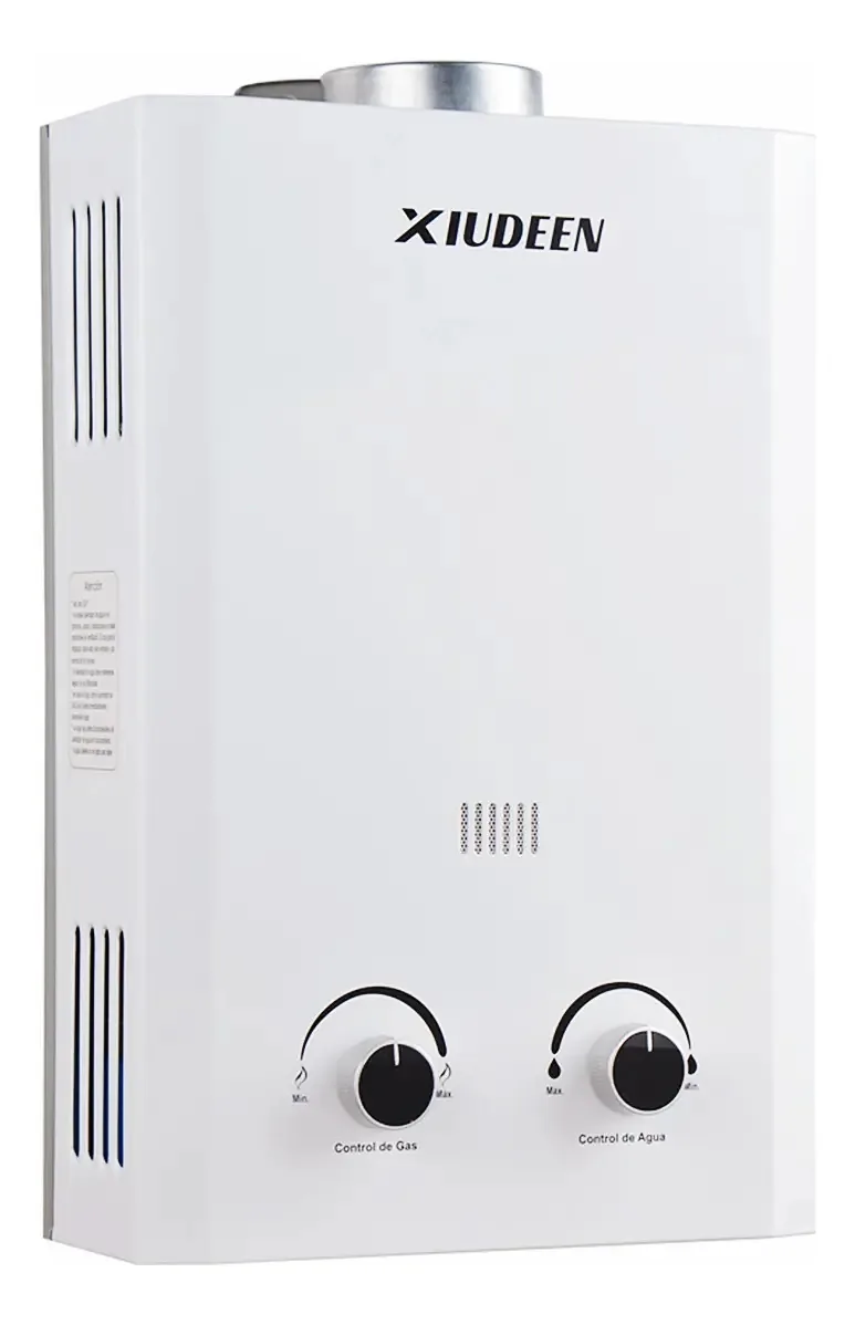 Aquecedor de água a gás Xiudeen LPG MCL-1 aquecedor de água branco de 1,5 V
