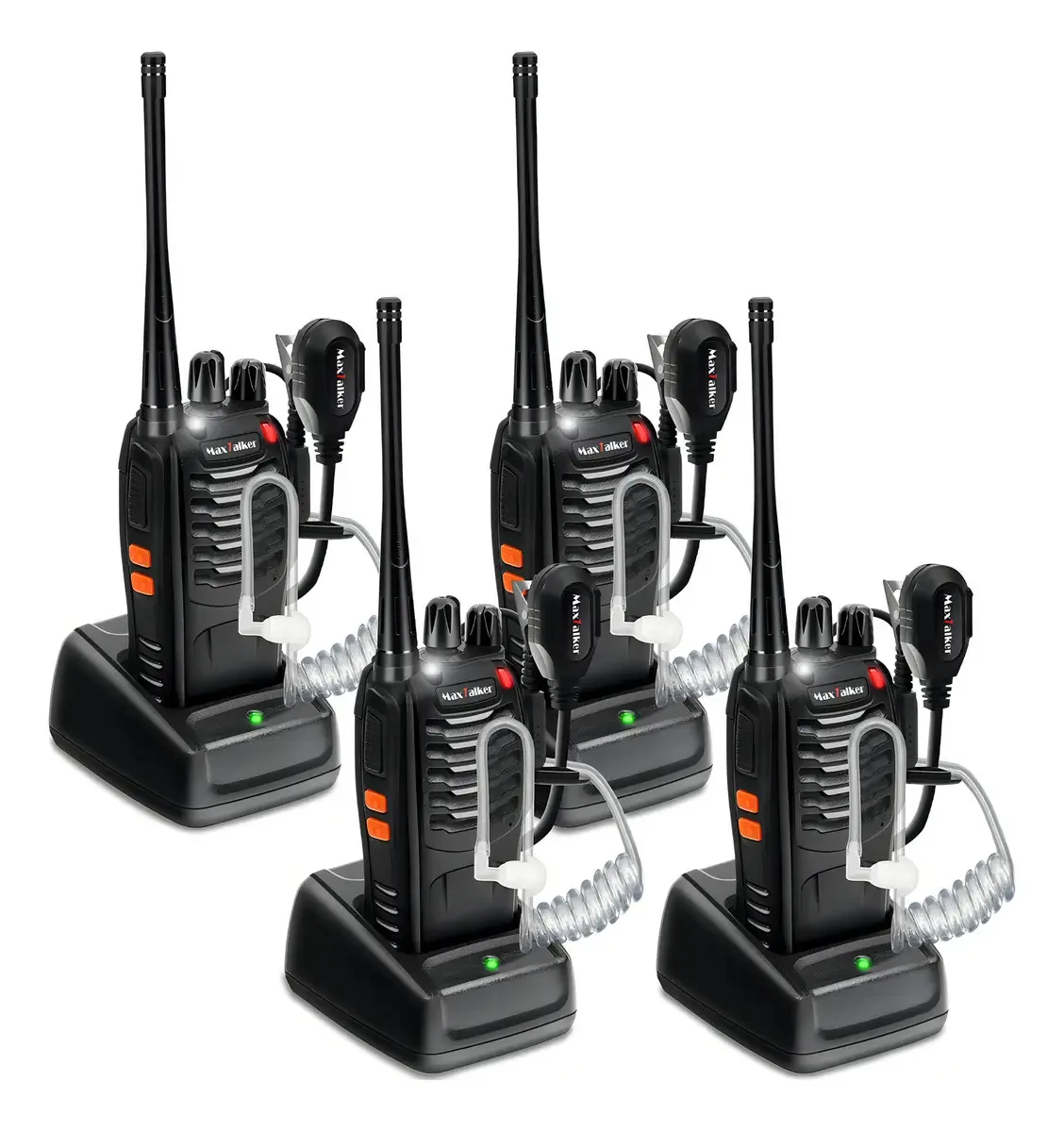 Rádios bidirecionais de longo alcance com walkie-talkies
