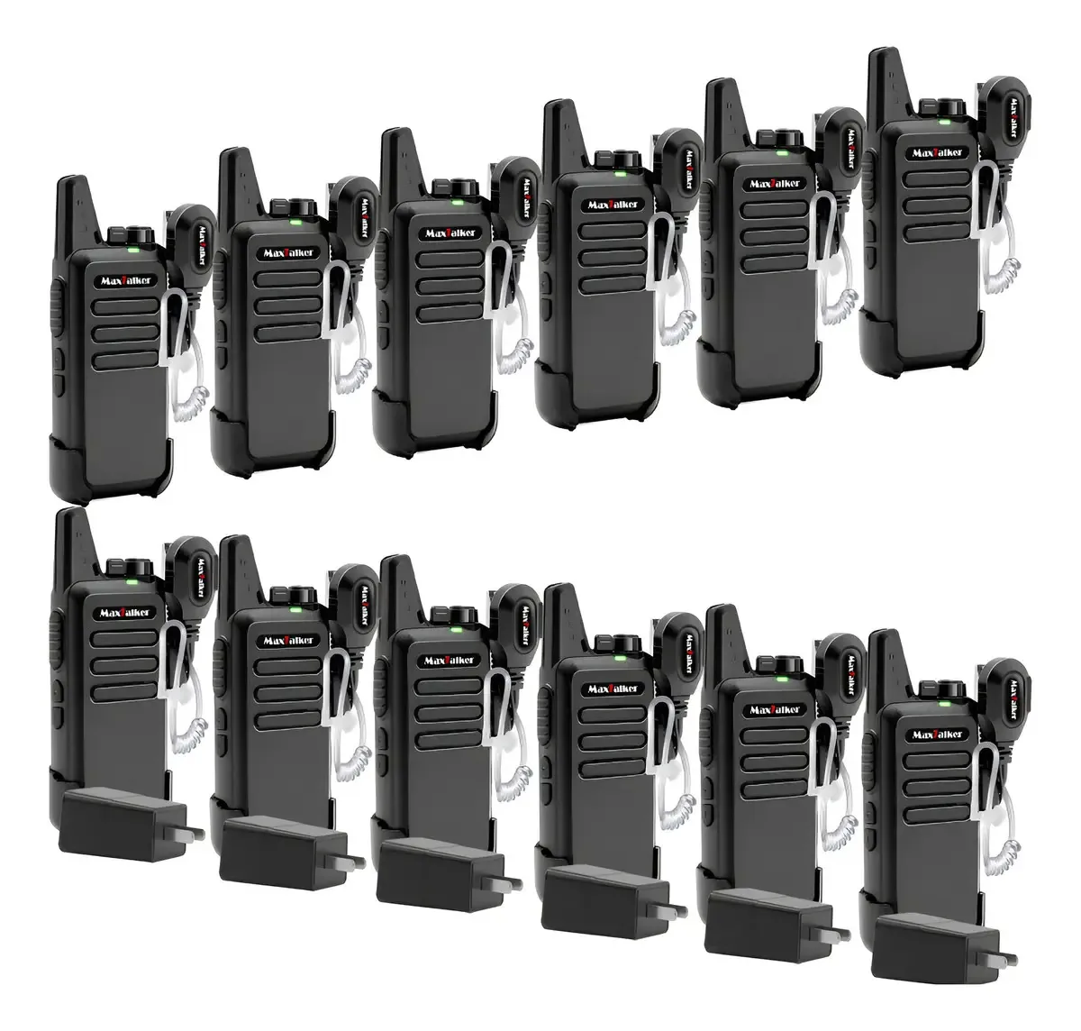 Walkie talkies portáteis de longo alcance Maxtalker MT1, bandas de frequência de cores Ra
