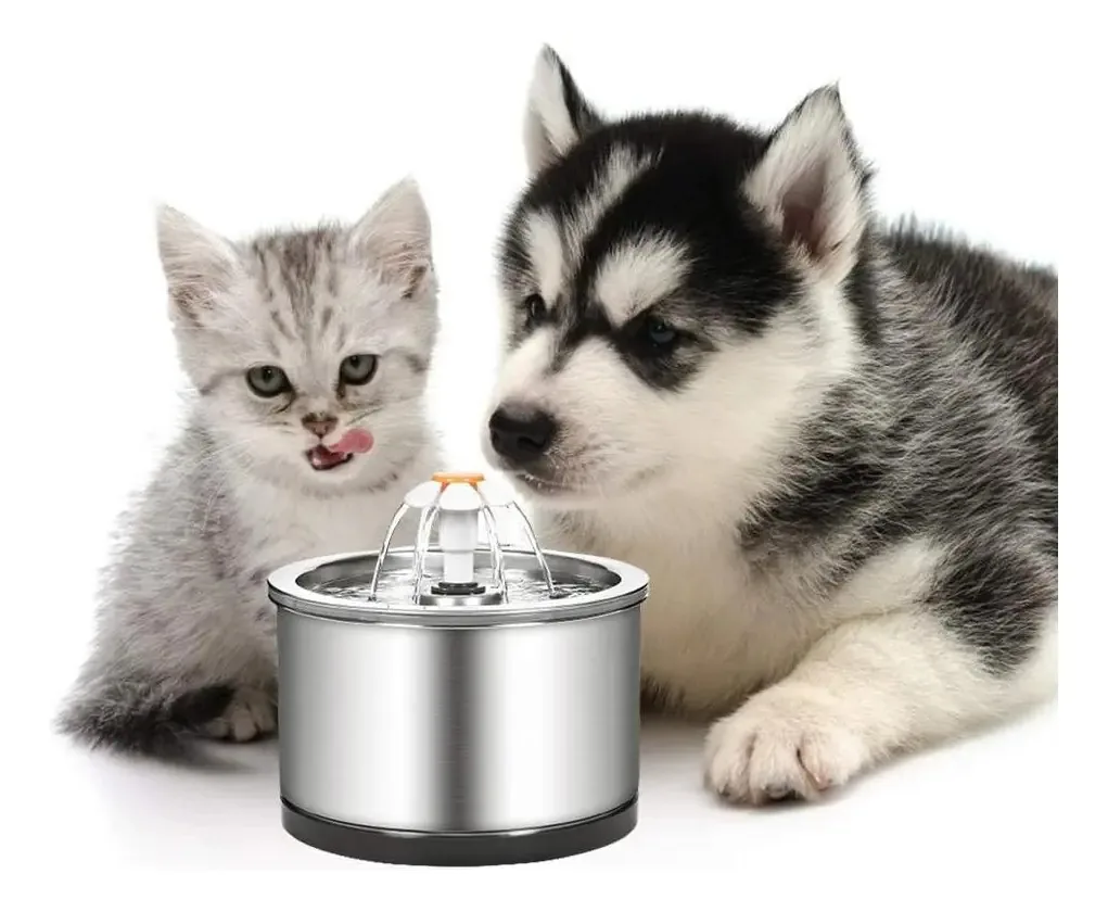 Bebedouro automático de água para gatos, cães e cães, 2,5 litros