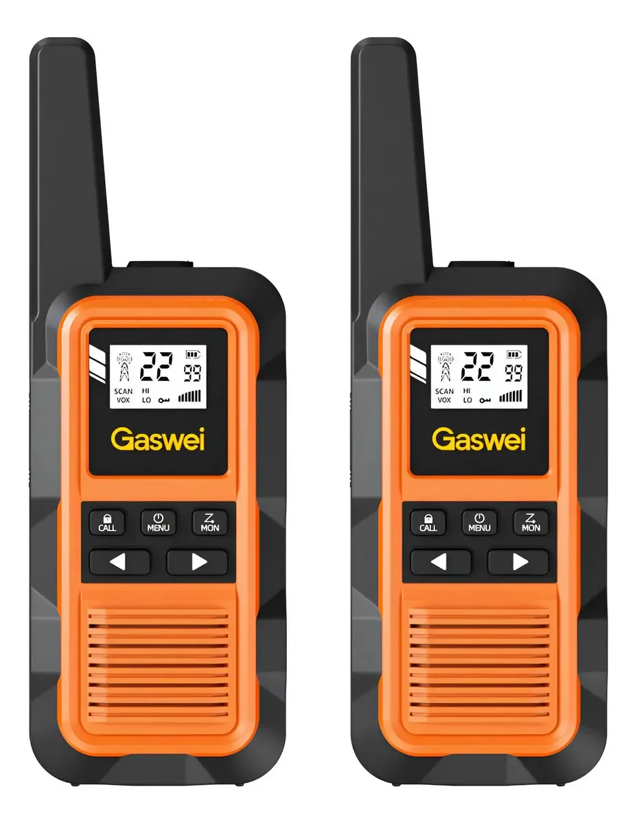 Gaswei G2pro - Walkie-talkies robustos de 2 watts, Impe. Cor Laranja
