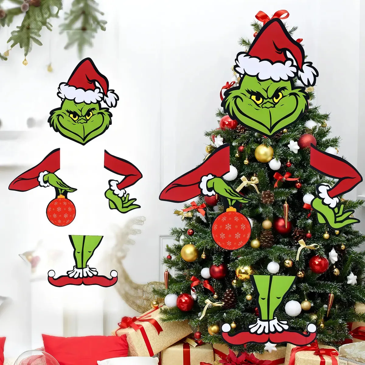 Decoração de árvore de Natal, decoração divertida P. Cor 1