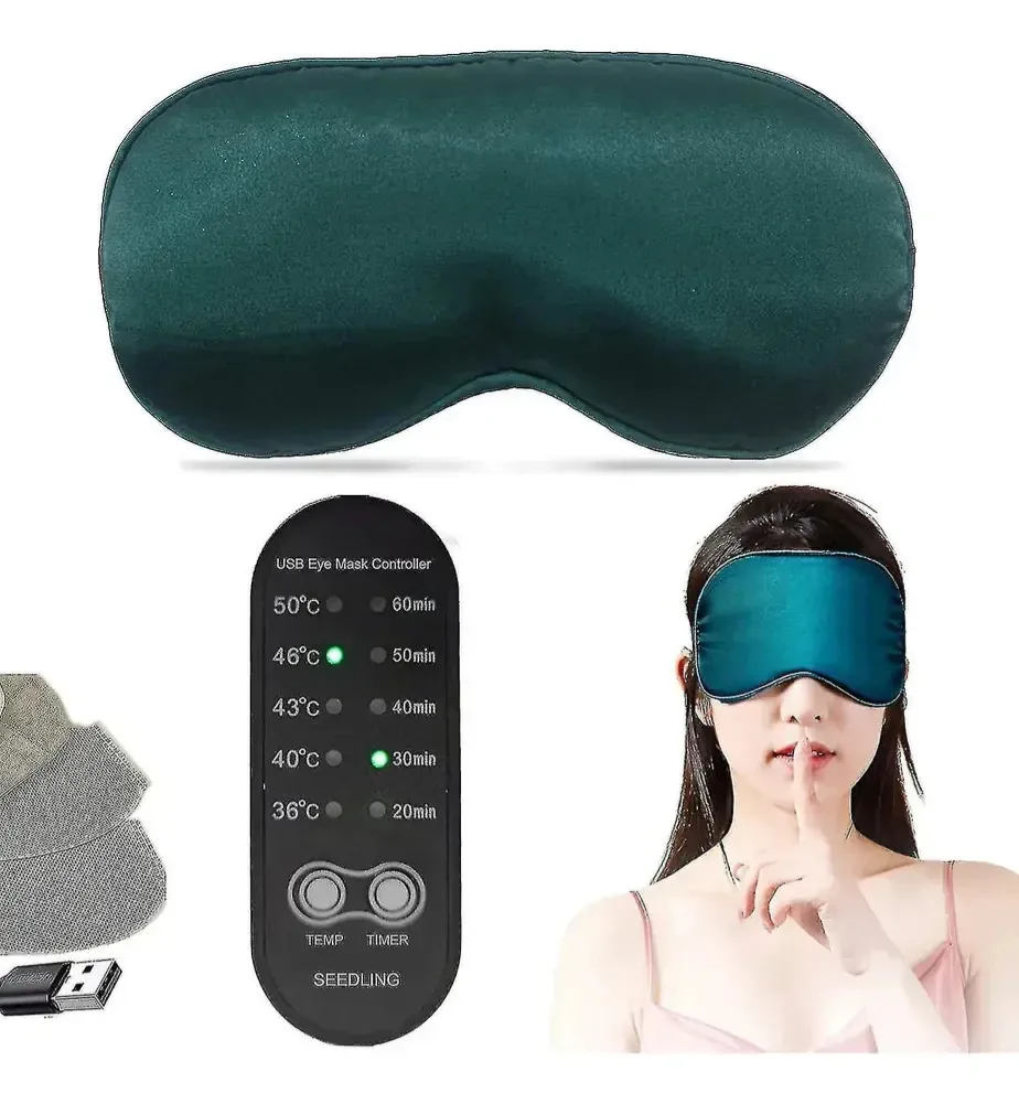 Máscara para dormir Máscara térmica para olhos secos