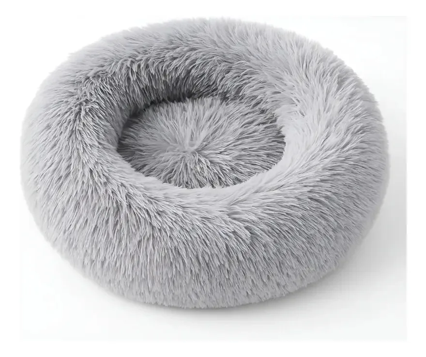 Cama de felpa para cães e gatos de camas 50 cm, lavável, 2 unidades