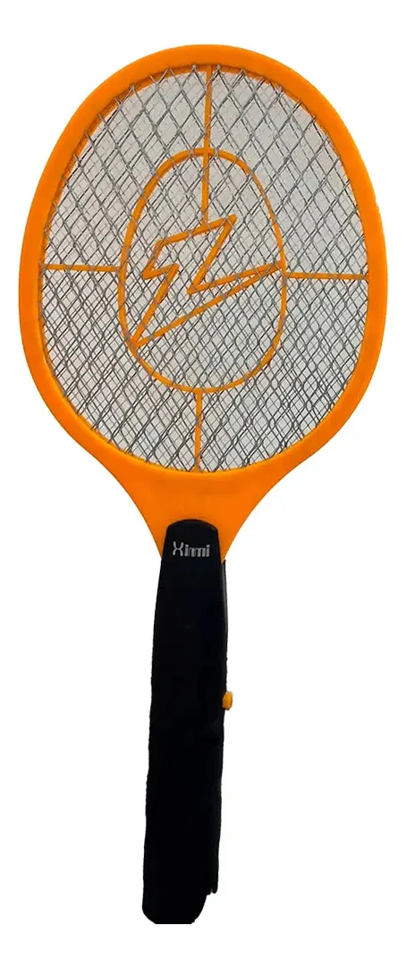 A raquete elétrica Xinmi mata instantaneamente mosquitos, moscas, insetos e laranja