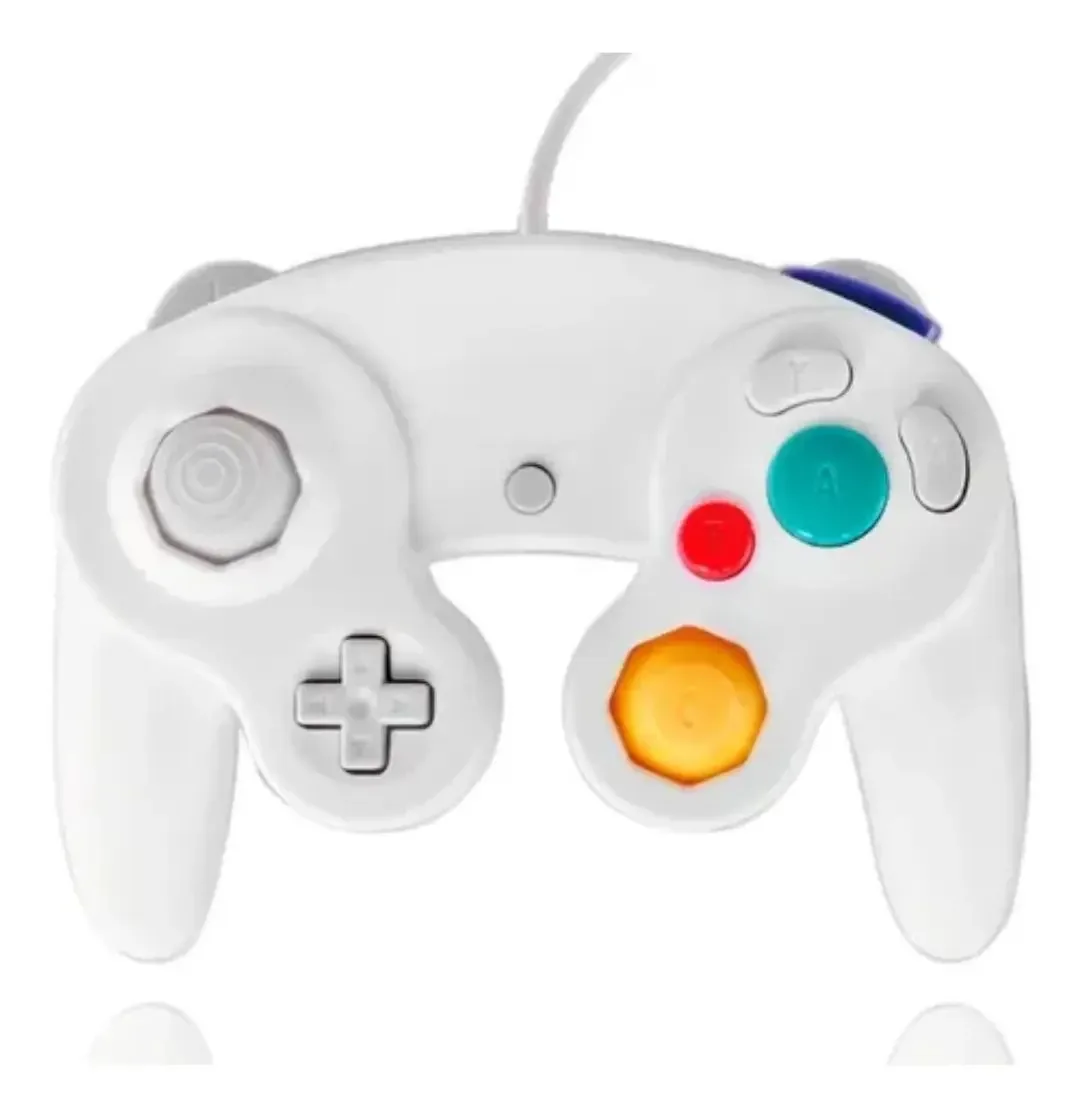 Controle joystick Teknogame Control GameCube branco