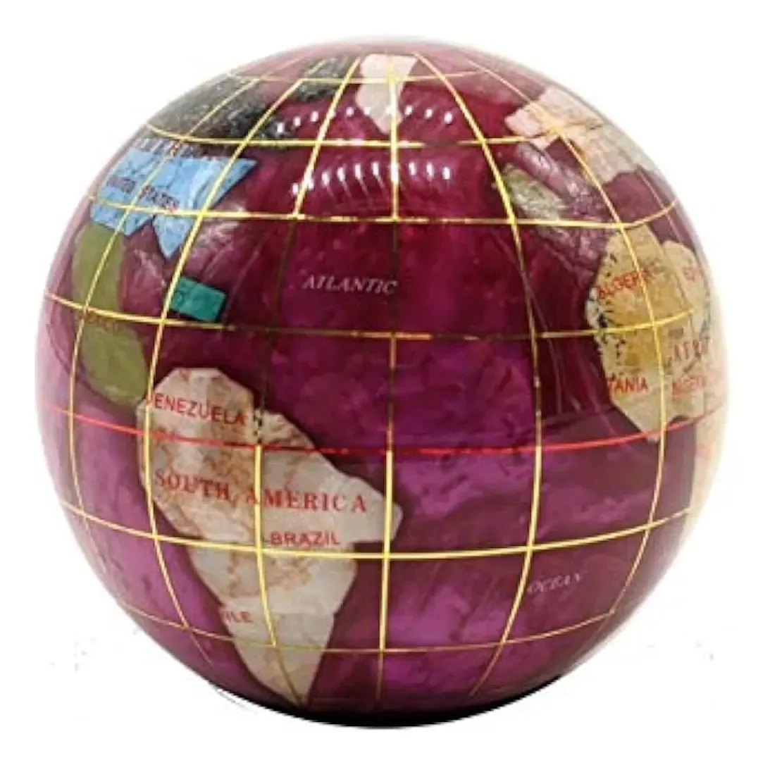 Arte exclusiva de 3 polegadas Pink Pearl Swirl Ocean Gemstone World G